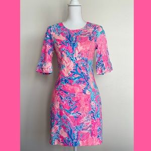 NWT Lilly Pulitzer Fiesta Dress in Pascha Pink size 00